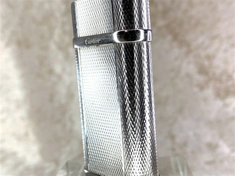 cartier silver lighter|les must de cartier lighter.